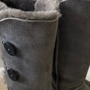 UGG Charcoal Shearling Boots
